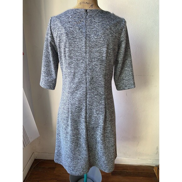 Emma & Michele Peek A Boo Fronted Bodycon Grey Dress with Half Sleeves Sz MEDIUM - Picture 7 of 16